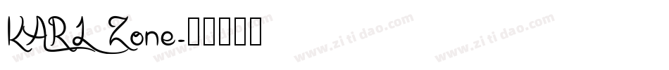KARL Zone字体转换